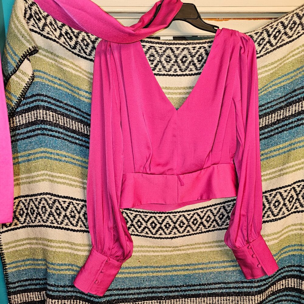 nwt banana republic pink blouse - Picture 2 of 7